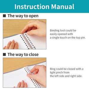 Kokuyo Campus Smart Ring Binders 5 Pack, B5 Binder Notebooks, 60 Sheets Capacity, 26 Holes Slim Binder Folder and 300 Sheets Campus Loose-leaf Paper for Work, Study and Journal, Japan Import