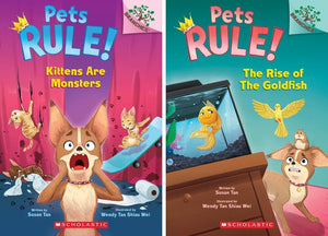 Pets Rule! Collection (8 Paperback Books) - My Kingdom of Darkness, Poodle of Doom, Kittens Are Monsters, Rise of the Goldfish, Invasion of the Pugs, Night of the Chipmunk & More
