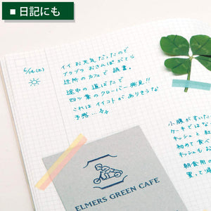 Kokuyo JIBUN_TECHO IDEA Notebook, A5 Slim Size(8.3" x 4.9"), 3mm Grid Ruled, 40 Sheets, Thin Paper, Pack of 2, Japan Import (NI-JCA3)
