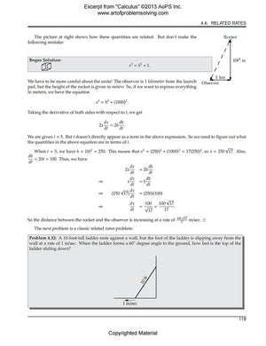 Art of Problem Solving (AoPS) Series, Calculus 2 Books Set of Text and Solution by David Patrick