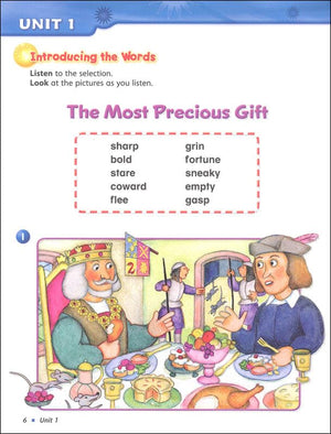 Vocabulary Workshop Enriched Red Level Student Edition, Grade 1 | Vocabulary Workbook | Early Elementary English Language Arts