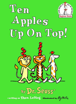 Beginner Books 5 Books Collection Set by Dr. Seuss - There's a Wocket in My Pocket! Wacky Wednesday, Mr. Brown Can Moo! Can You? Ten Apples Up on Top! I Can Read with My Eyes Shut