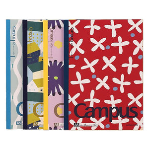 KOKUYO Composition Notebooks, 4 Pack Campus A5 Comp Book with Dot 8mm Ruled, 40 Sheets, School Lined Notebook SOU SOU, Journal Notebook for Women Work Study Note Taking
