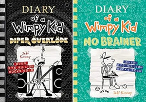 Diary of a Wimpy Kid Series, Vol 1-18, 18 Books Collection Hardcover Set, by Jeff Kinney