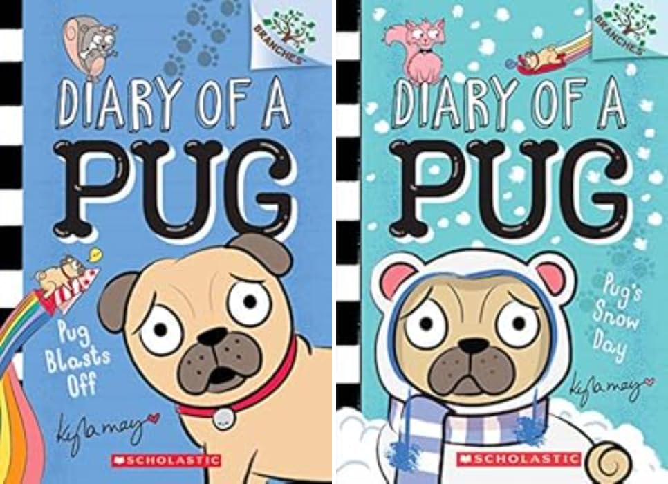 Diary of a Pug Series, 15 Books Collection Set by by Kyla May
