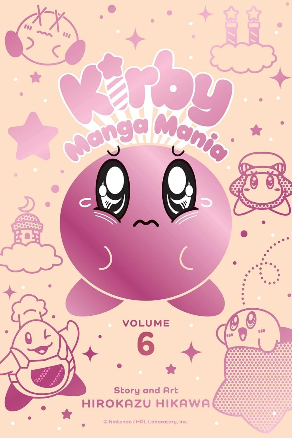 Kirby Manga Mania 6-Book Collection Set Vol 1-6 by Hirokazu Hikawa