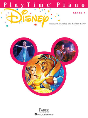 Faber Piano Adventures Piano Disney Books Set (4 Books) - Primer Level, Level 1, Level 2A, Level 2B