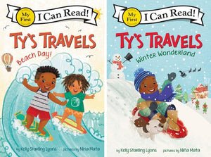 Ty’s Travels & Otter My First I Can Read 10 Books Set: Showtime!, All Aboard!, Beach Day!, Winter Wonderland, What Pet Is Best?, I Love Books!, Best Cake Ever, Hello Sea Friends, Bath Time, Swimming
