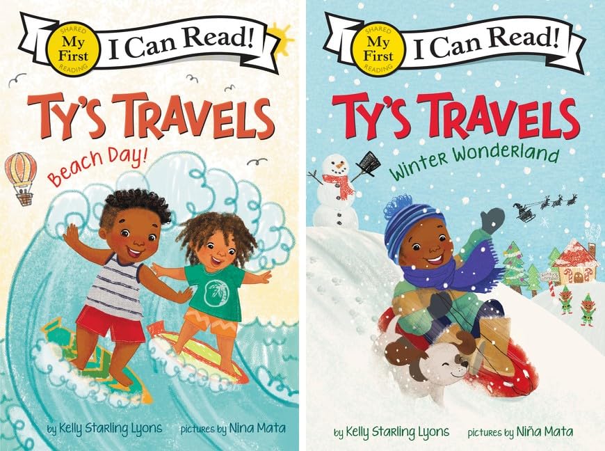 Ty’s Travels & Otter My First I Can Read 10 Books Set: Showtime!, All Aboard!, Beach Day!, Winter Wonderland, What Pet Is Best?, I Love Books!, Best Cake Ever, Hello Sea Friends, Bath Time, Swimming