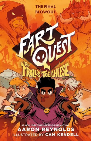 Fart Quest Series 4 Books Collection Set by Aaron Reynolds – Fart Quest, The Barf of the Bedazzler, The Dragon’s Dookie & The Troll’s Toe Cheese
