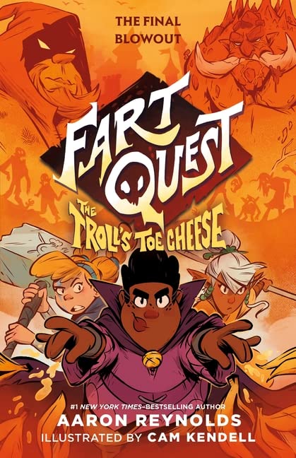 Fart Quest Series 4 Books Collection Set by Aaron Reynolds – Fart Quest, The Barf of the Bedazzler, The Dragon’s Dookie & The Troll’s Toe Cheese