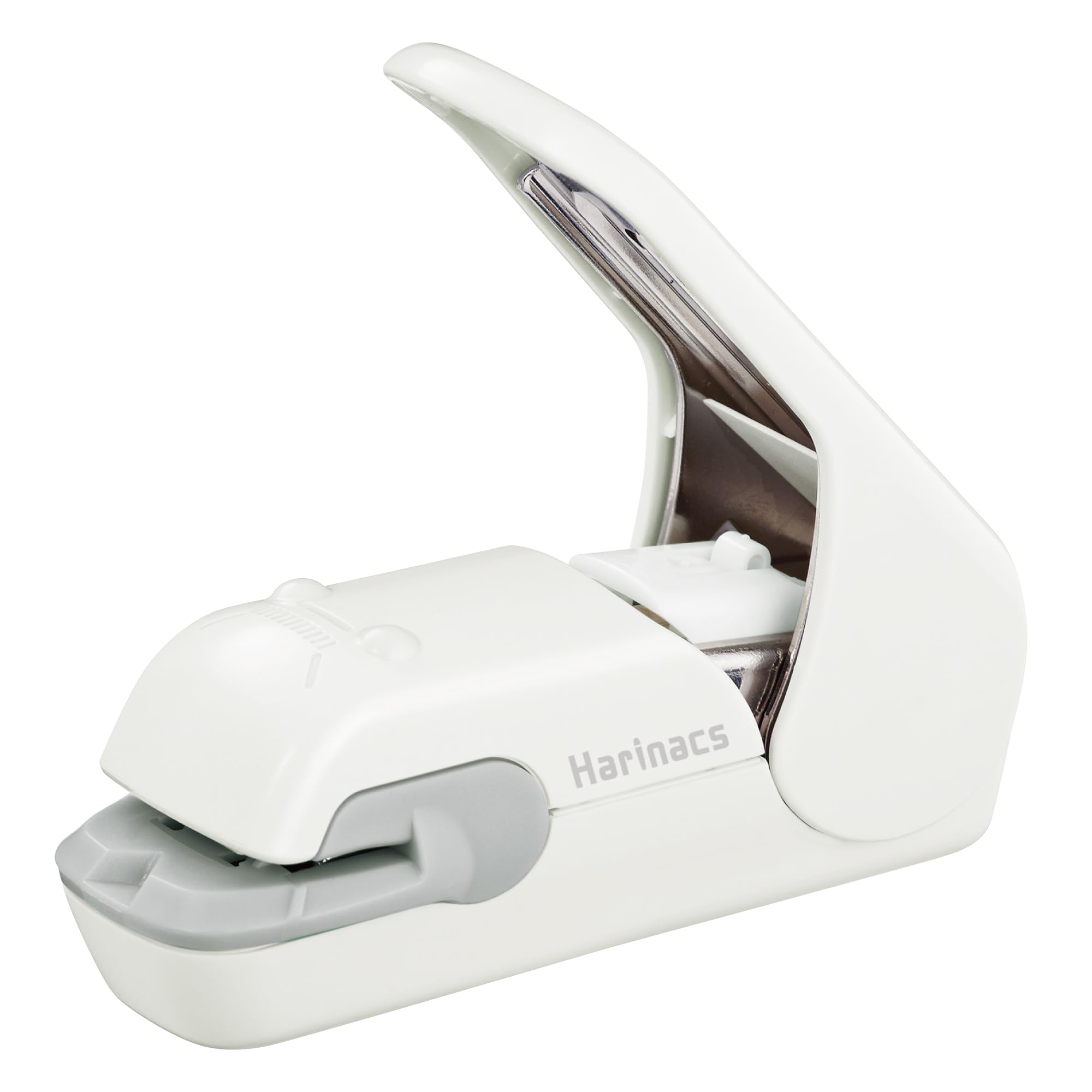 Kokuyo Stapleless Stapler, Harinacs Desktop & Handheld Staple-Free, Up to 5 Sheets No Staple Binding, Portable Compact Holeless Stapler, Pale White, Japan Import (SLN-MPH105PW)
