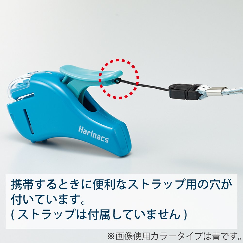 Kokuyo Stapleless Stapler, Harinacs Handheld Staple-Free, Up to 5 Sheets No Staple Binding, Portable Holeless Compact Alpha, Blue, Japan Import (SLN-MSH305B)