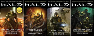 The Original Halo Book Series (The Fall of Reach, The Flood, First Strike, Ghosts of Onyx)