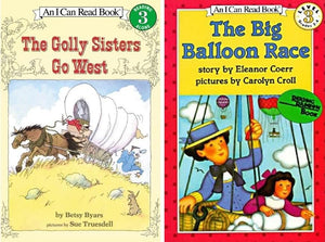 I Can Read Series Level 3 & 4: 10-Book Collection Set, The Josefina Story Quilt, Wagon Wheels, Dust for Dinner, Dinosaur Hunter, The Big Balloon Race, Clara and the Bookwagon & More