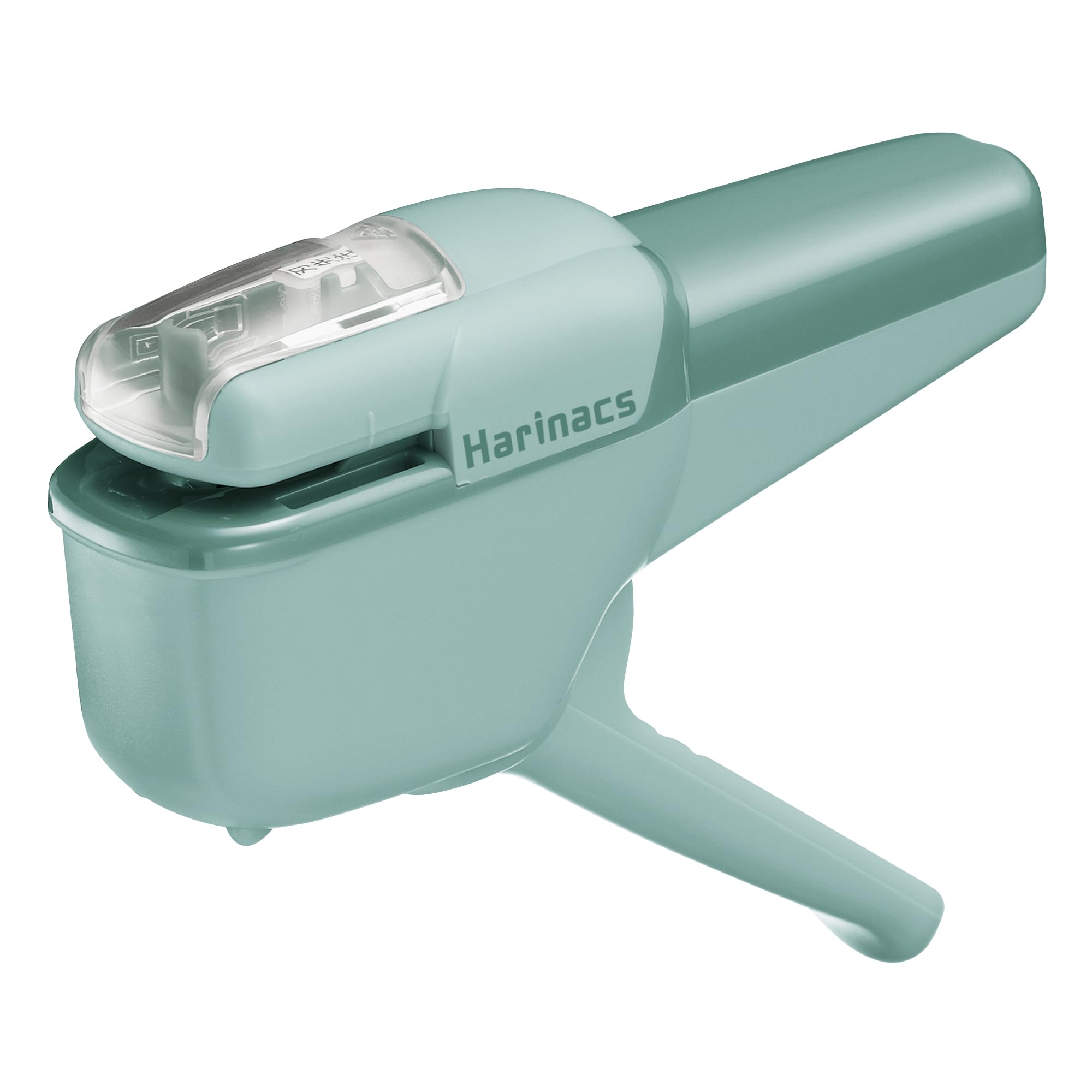Kokuyo Stapleless Stapler, Harinacs Handheld Staple-Free, Up to 10 Sheets No Staple Binding, Portable Compact Holeless Stapler, Green Blue, Japan Import (SLN-MSH110GB)