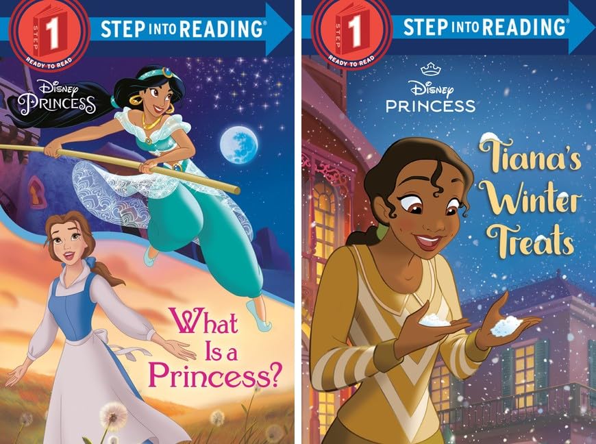 Step Into Reading Disney Princess 10 Book Set: The Perfect Dress, Rapunzel's Perfect Pony, I Love My Dad, Belle's Playful Puppy, Ariel's Brave Kitten, Tangled Kingdom of Color & More