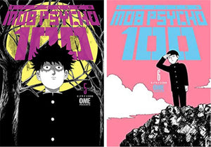 Mob Psycho 100 Manga 10-book Collection Set: Vol. 1-9 and Reigen by ONE