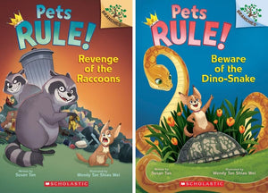 Pets Rule! Collection (8 Paperback Books) - My Kingdom of Darkness, Poodle of Doom, Kittens Are Monsters, Rise of the Goldfish, Invasion of the Pugs, Night of the Chipmunk & More