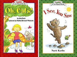 My First I Can Read 10 Books Set: The Best Seat in Kindergarten, Loose Tooth, Morris the Moose, Chicken Said Cluck, Oh Cats, I See You Saw, Beach Race, Rocky Road, How Many Fish, Scat Cat
