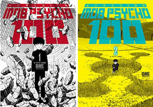 Mob Psycho 100 Manga 10-book Collection Set: Vol. 1-9 and Reigen by ONE