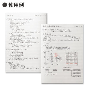 KOKUYO Campus Notebook, Business Type, Dot B 6mm Ruled, Semi-B5, 50 Sheets, 37 Lines, Navy Cover, Japan Import (NO-5BT-DB)