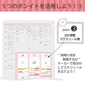 Kokuyo Campus Loose Leaf Study Planner Weekly Ruled