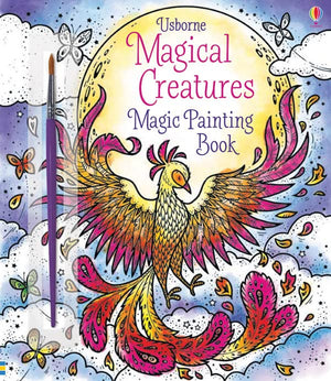 Magic Painting Book 6 Books Collection Pack Set #1 (Magical Creatures, Woodland, Animals, Dinosaurs, Jungle, Magic Painting book)