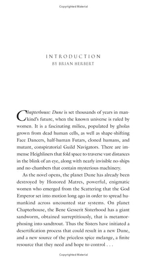 Dune Book Series Set II (3 Books): Book 4 of God Emperor of Dune; Book 5 of Heretics of Dune; Book 6 of Chapterhouse Dune