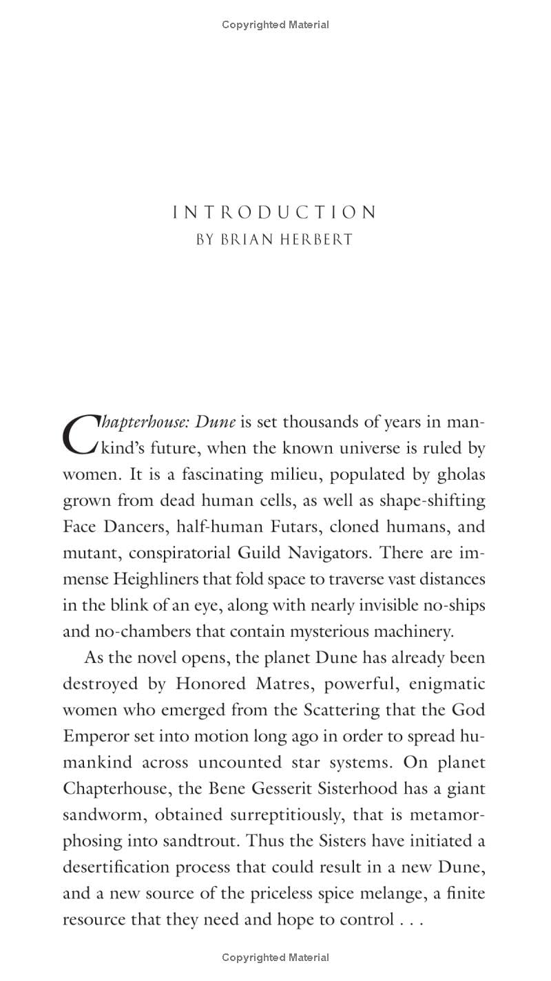 Dune Book Series Set II (3 Books): Book 4 of God Emperor of Dune; Book 5 of Heretics of Dune; Book 6 of Chapterhouse Dune