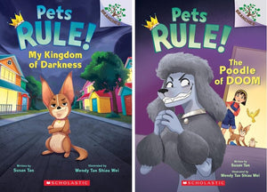 Pets Rule! Collection (8 Paperback Books) - My Kingdom of Darkness, Poodle of Doom, Kittens Are Monsters, Rise of the Goldfish, Invasion of the Pugs, Night of the Chipmunk & More