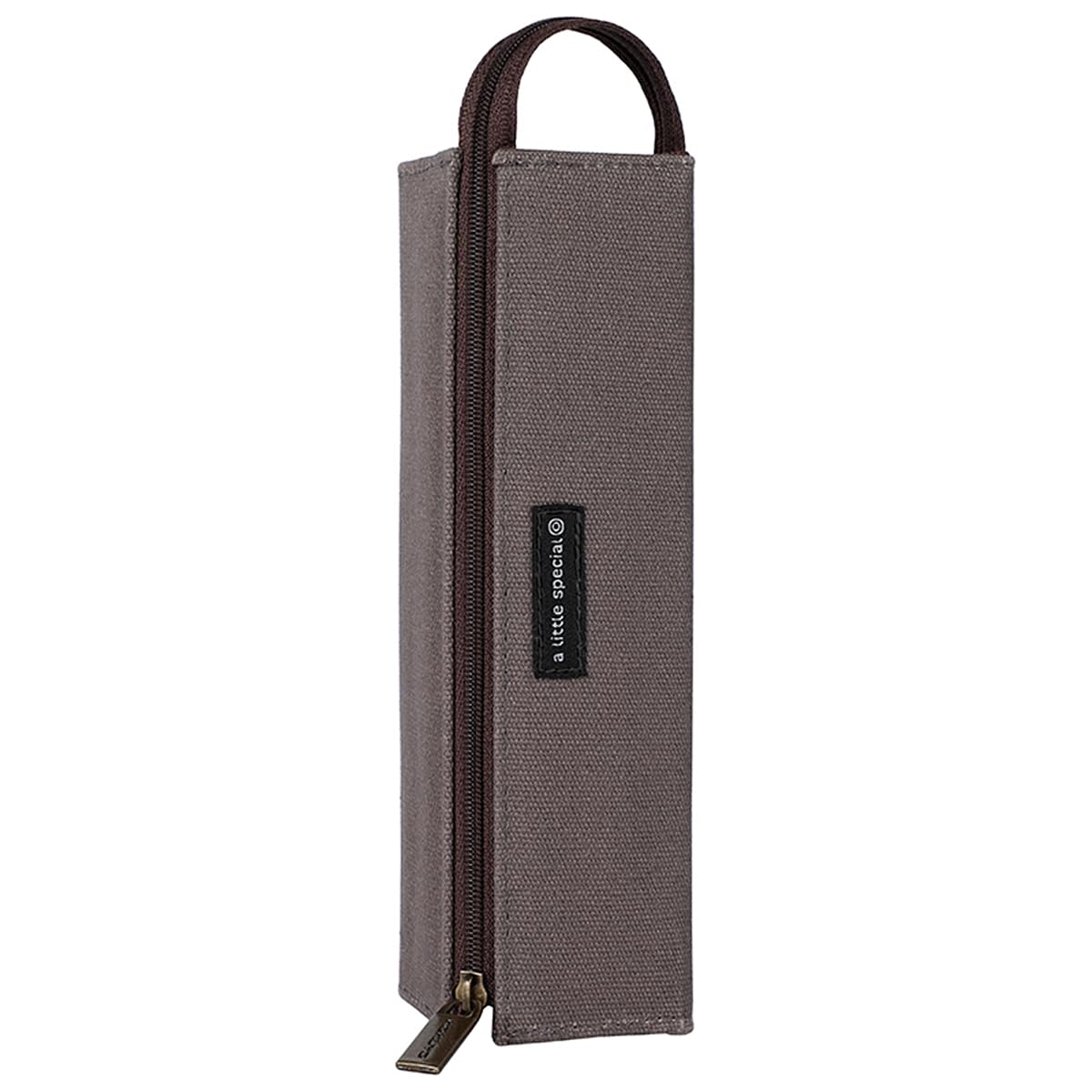 KOKUYO Square Pencil Holder DuPont (Canvas, Dark Brown)