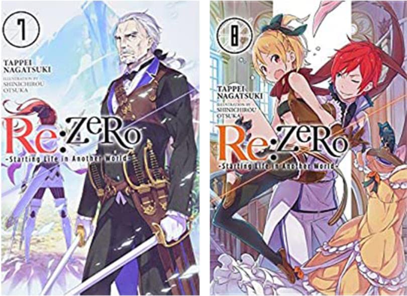 Re:ZERO -Starting Life in Another World- Vol. 1-10 Light Novel Set by Tappei Nagatsuki