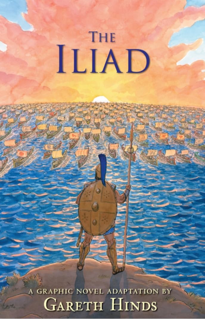 Gareth Hinds 6 Books Graphic Novel Collection Set (Paperback) – Includes: The Iliad, The Odyssey, Romeo and Juliet, Macbeth, Beowulf, Poe