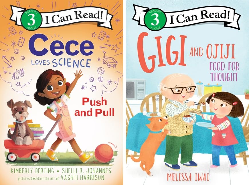 I Can Read Series Level 3: 10-Book Collection Set, Libby Loves Science: Mix and Measure, Vivi Loves Science: Wind and Water, Cece Loves Science: Push and Pull, Gigi and Ojiji & More