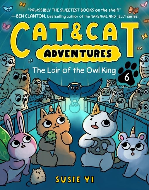 Cat & Cat Adventures Graphic Novel Series 6 Books Set by Susie Yi: Books 1–6