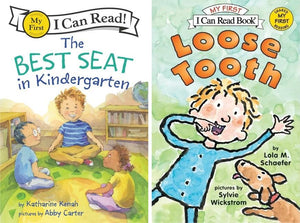 My First I Can Read 10 Books Set: The Best Seat in Kindergarten, Loose Tooth, Morris the Moose, Chicken Said Cluck, Oh Cats, I See You Saw, Beach Race, Rocky Road, How Many Fish, Scat Cat