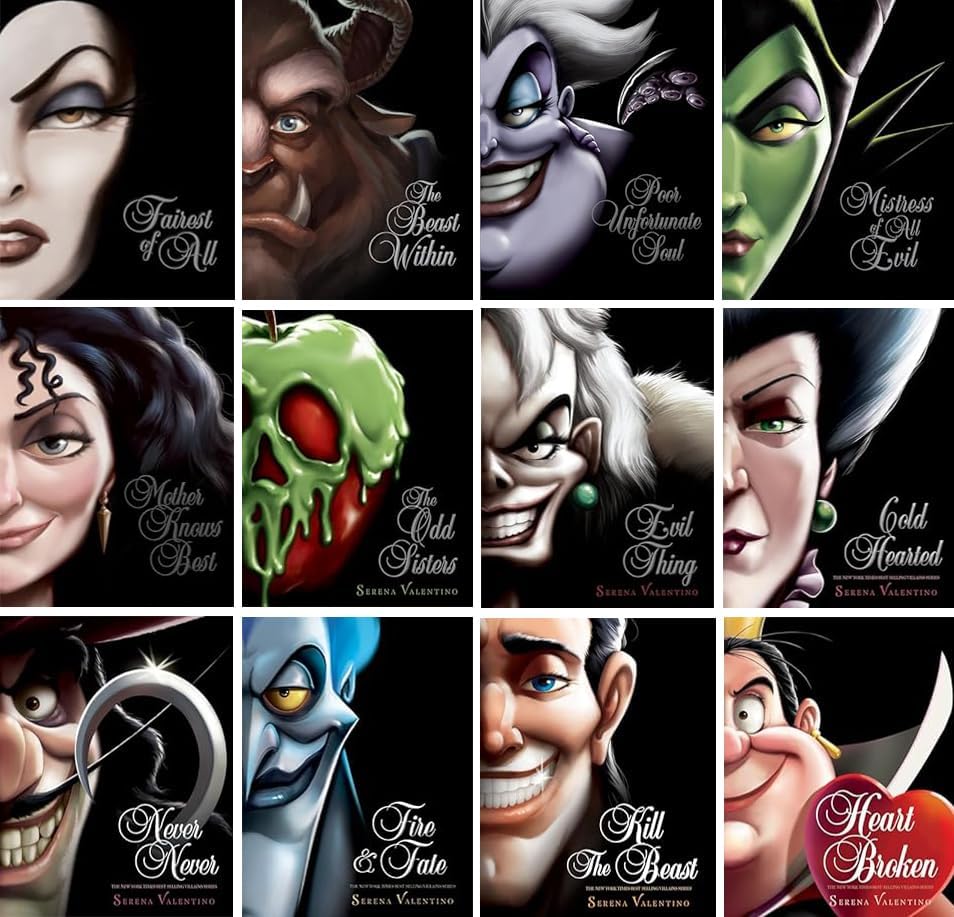 Villains Series, 12 Books Set, Fairest of All, Beast Within, Poor Unfortunate Soul, Mistress of All Evil, Mother Knows Best, Odd Sisters, Evil Thing, ... Never, Fire & Fate, Kill Beast, Heartbroken
