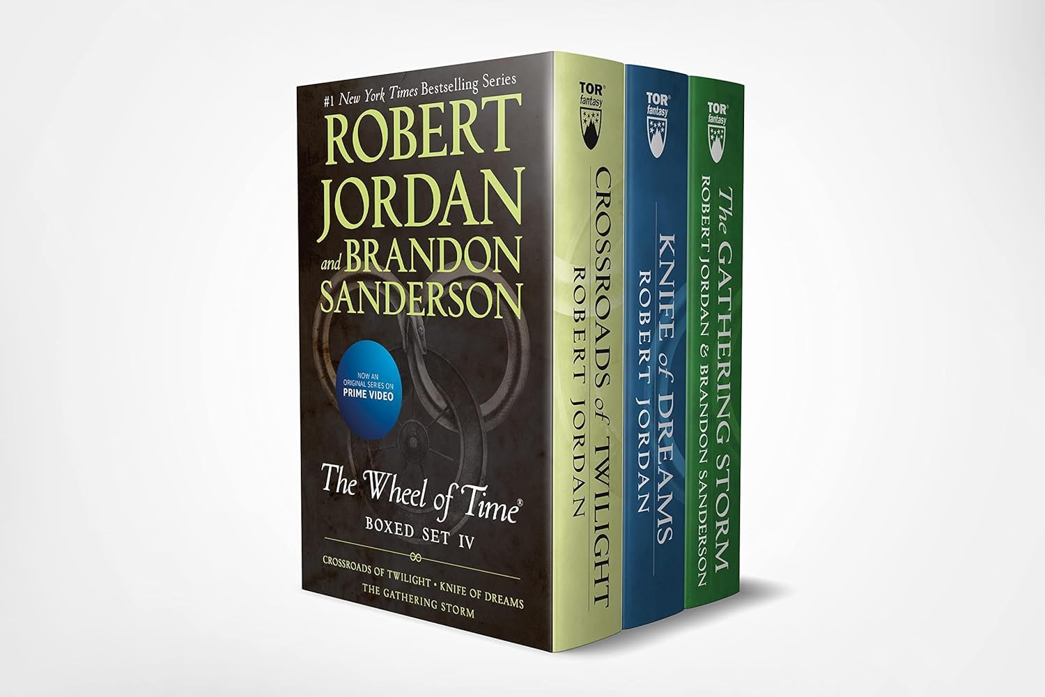 The Wheel Of Time, 15 Book Set: New Spring, Eye The World, Great Hunt, Dragon Reborn, Shadow Rising, Fires Heaven, Lord Chaos, Crown Swords, Path Daggers, Winter'S Heart And Many More