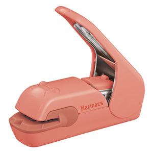 Kokuyo Stapleless Stapler, Harinacs Desktop & Handheld Staple-Free, Up to 5 Sheets No Staple Binding, Portable Compact Holeless Stapler, Salmon Pink, Japan Import (SLN-MPH105VP)