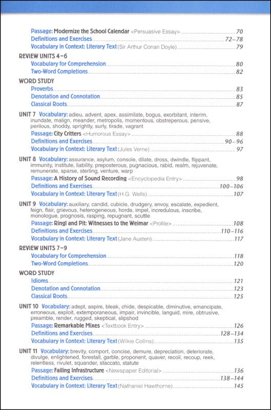 Vocabulary Workshop Enriched Level D Student Edition, Grade 9 | Vocabulary Workbook | Academic English Language Arts
