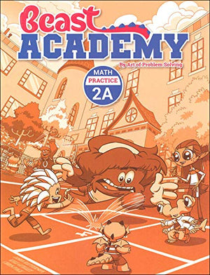 Art of Problem Solving: Beast Academy 2A Books Set (2 Books) - 2A Math Guide, 2A Math Practice