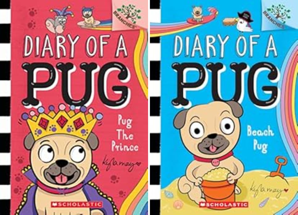 Diary of a Pug Series, 15 Books Collection Set by by Kyla May