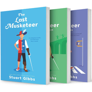 Discover the Secrets of a Bygone Era with The Last Musketeer Series by Stuart Gibbs - A 3-Book Set of “The Last Musketeer”, “Traitor's Chase”, and “Double Cross”.