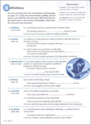 Vocabulary Workshop Enriched Orange Level Student Edition, Grade 4 | Vocabulary Workbook | Elementary English Language Arts