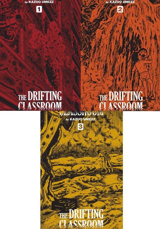 The Drifting Classroom: Perfect Edition Vol 1-3 Full Collection 3 Books Set by Kazuo Umezz