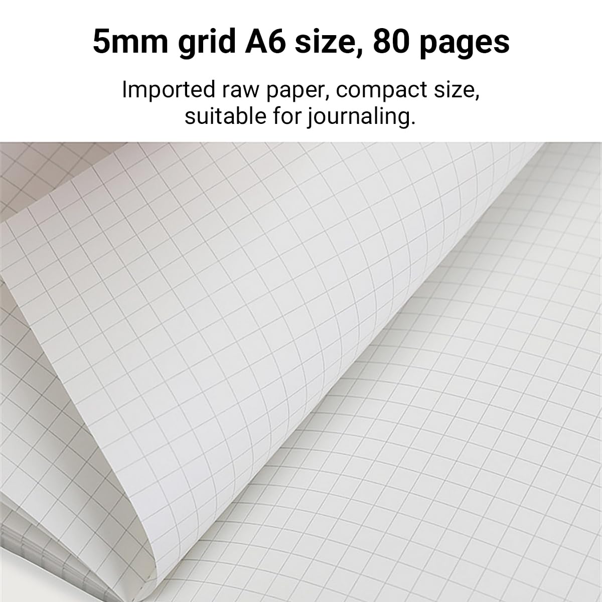 KOKUYO Composition Graph Notebook 3 Pack, A6 Campus 5x5 Grid Notebooks, 80 Sheets Notebook for School, Comp Book for Journal Planner Drawing Perfect for Women Study Note Taking, Noritake