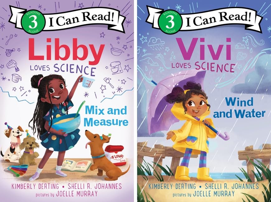 I Can Read Series Level 3: 10-Book Collection Set, Libby Loves Science: Mix and Measure, Vivi Loves Science: Wind and Water, Cece Loves Science: Push and Pull, Gigi and Ojiji & More