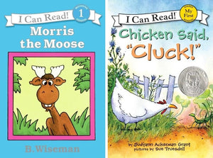 My First I Can Read 10 Books Set: The Best Seat in Kindergarten, Loose Tooth, Morris the Moose, Chicken Said Cluck, Oh Cats, I See You Saw, Beach Race, Rocky Road, How Many Fish, Scat Cat