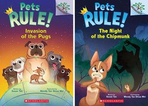 Pets Rule! Collection (8 Paperback Books) - My Kingdom of Darkness, Poodle of Doom, Kittens Are Monsters, Rise of the Goldfish, Invasion of the Pugs, Night of the Chipmunk & More